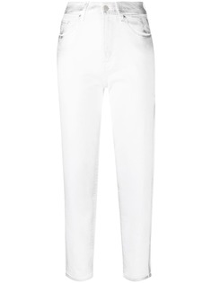 7 For All Mankind прямые джинсы Malia Silver Cloud