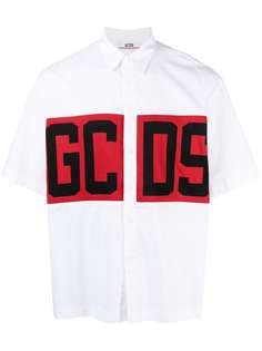 Gcds рубашка с короткими рукавами и логотипом