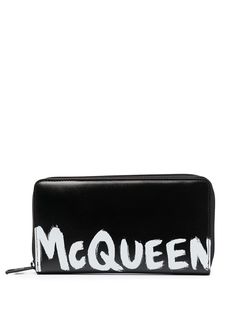 Alexander McQueen куртка на молнии с логотипом