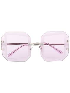 Marni Eyewear солнцезащитные очки в квадратной оправе
