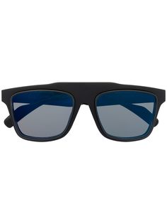Yohji Yamamoto солнцезащитные очки в прямоугольной оправе