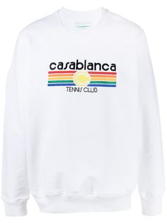 Casablanca толстовка с вышитым логотипом