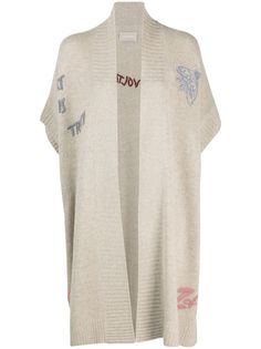 Zadig&Voltaire длинный кардиган с вышивкой