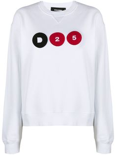 Dsquared2 толстовка с нашивкой-логотипом D25