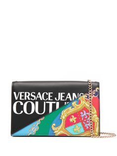 Versace Jeans Couture сумка через плечо со вставкой и принтом Fantasy