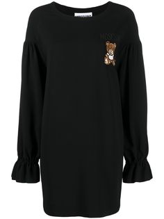 Moschino платье с рукавами бишоп