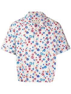 Marni рубашка с цветочным принтом
