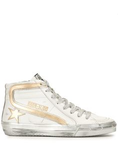 Golden Goose высокие кеды Slide