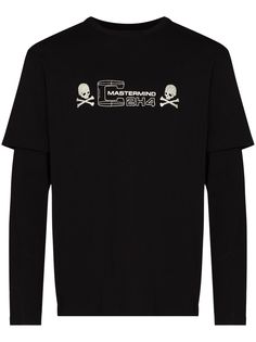 Mastermind Japan многослойная футболка C-Mastermind из коллаборации с C2H4