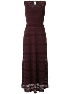 M Missoni платье макси с вышивкой