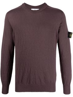 Stone Island джемпер с нашивкой-логотипом