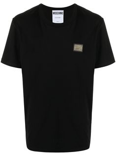 Moschino футболка с логотипом и короткими рукавами