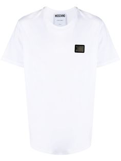 Moschino футболка с логотипом и короткими рукавами