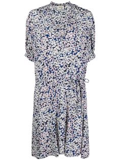 Zadig&Voltaire расклешенное платье с цветочным принтом