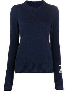Zadig&Voltaire кашемировый джемпер Source вязки интарсия
