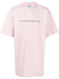 Vetements футболка Friendly с вышитым логотипом