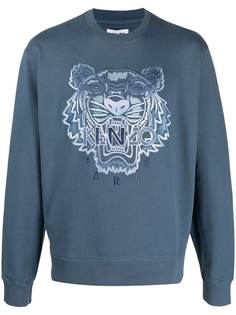 Kenzo толстовка с узором Tiger