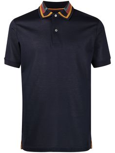 Paul Smith рубашка поло с воротником в полоску