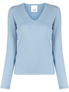 Allude кашемировый джемпер с V-образным вырезом