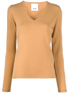Allude кашемировый джемпер с V-образным вырезом
