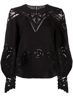 Isabel Marant кружевная блузка Emmett