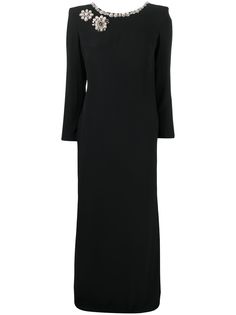 Alexander McQueen платье с кристаллами