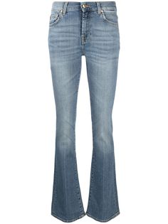 7 For All Mankind джинсы bootcut с эффектом потертости