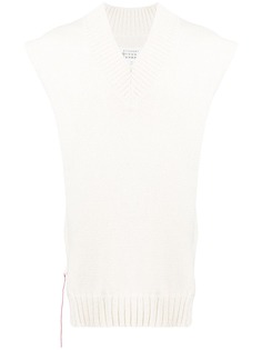 Maison Margiela жилет асимметричного кроя