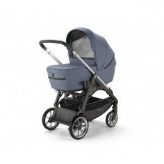 Коляска Inglesina Aptica System Quattro 4 в 1 на шасси Aptica Graphite Alaska Blue, синий