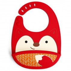 Силиконовый слюнявчик Skip Hop Zoo "Лиса"