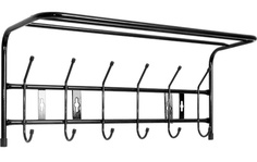 Вешалка Nika Kids настенная с полкой,6 крючков