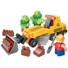 Конструктор Бауер с грейдером «Стройка»