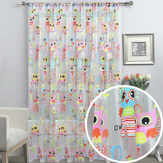 Тюль Совята 400х270 см, белый Amore Mio