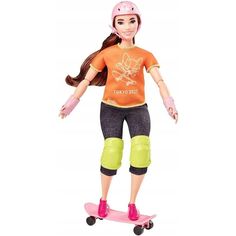Кукла Barbie Олимпийская спортсменка Skateboarder Doll