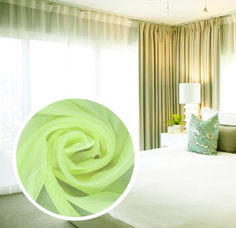 Вуаль однотонная 300х270 см, салатовый Amore Mio