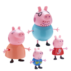 Игровой набор Peppa Pig Пеппа и ее семья 4-7.5 см