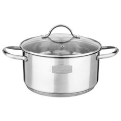 Кастрюля Agness 914-104 3 л, нержавеющая сталь
