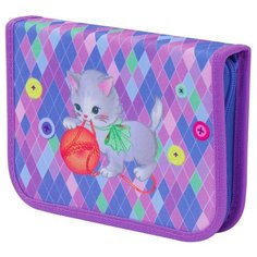 TIGER FAMILY Пенал Playful Kitten (228914) фиолетовый