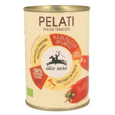 Томаты очищенные в томатном соке Alce Nero жестяная банка 400 г