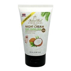 Sabai Thai Night Cream for Young Skin Ночной крем для лица Кокос 25+, 100 мл