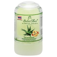 Sabai Thai дезодорант, кристалл (минерал), с экстрактом алоэ вера, 70 г