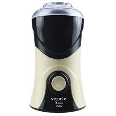 Кофемолка Viconte VC-3104 черный/бежевый