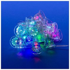 Гирлянда Uniel нить 07919 (280 см), 20 ламп, RGB/прозрачный провод