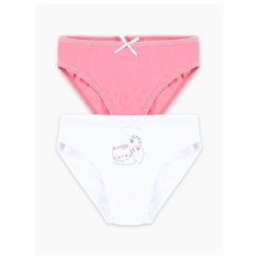 Трусики Веселый Малыш 2 шт., размер 122, розовый