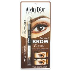Alvin Dor карандаш+воск Perfect Brow Duetto, оттенок 04 blonde