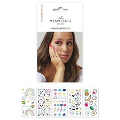 Miami tattoos Набор переводных тату Rainbow Smile разноцветный