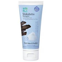 Lion Shokubutsu Пенка-детокс для умывания с углем, 100 г