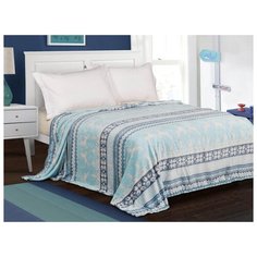 Плед Cleo Вирджиния 150x200 см, голубой