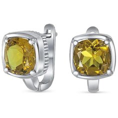 Silver WINGS Серьги с султанитами из серебра 220001-32-267