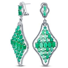 Silver WINGS Серьги из серебра, агат, куб.цирконий 220007-203-155